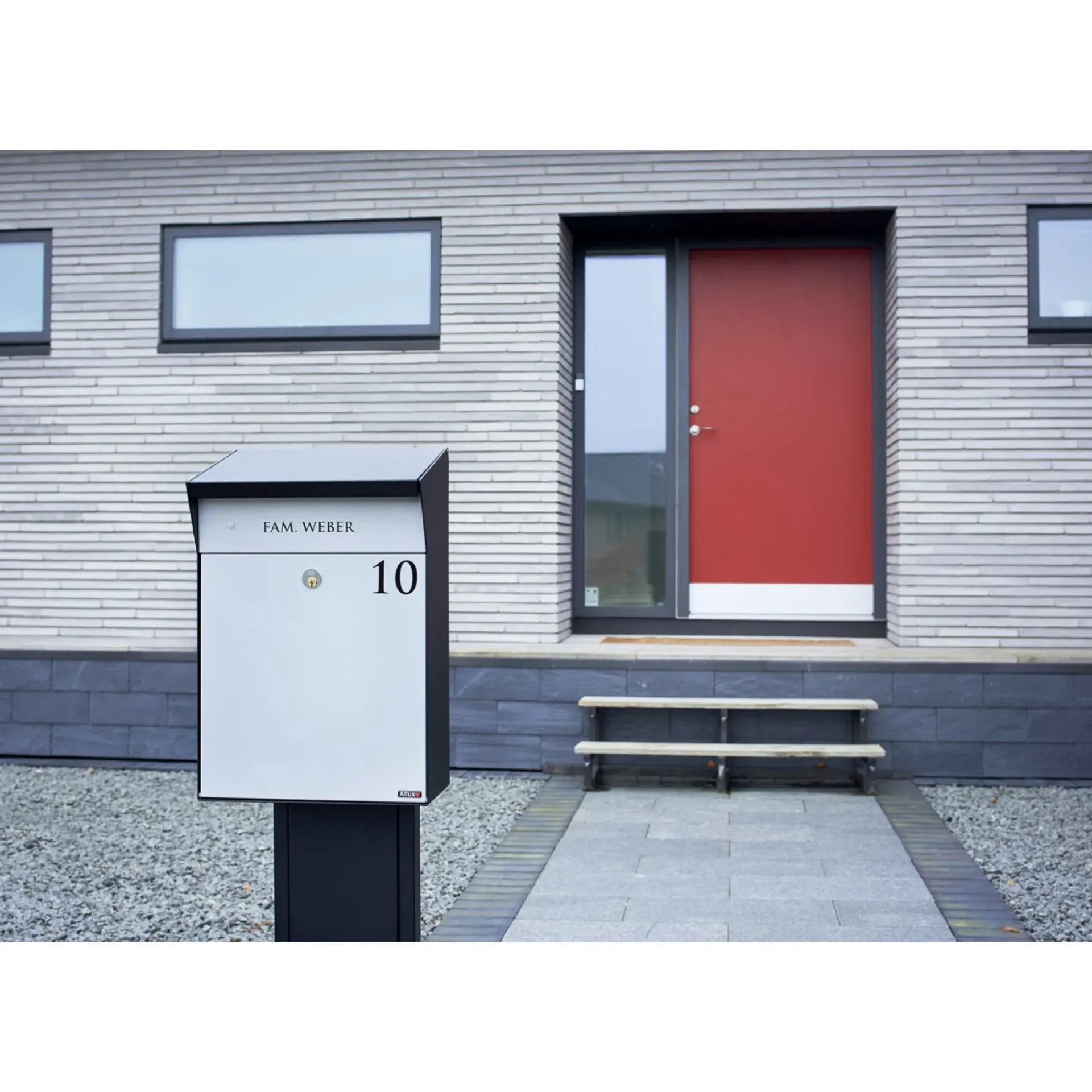 Allux Postkasser & Standere > BJØRN PAKKEPOSTKASSE SORT/GRÅ