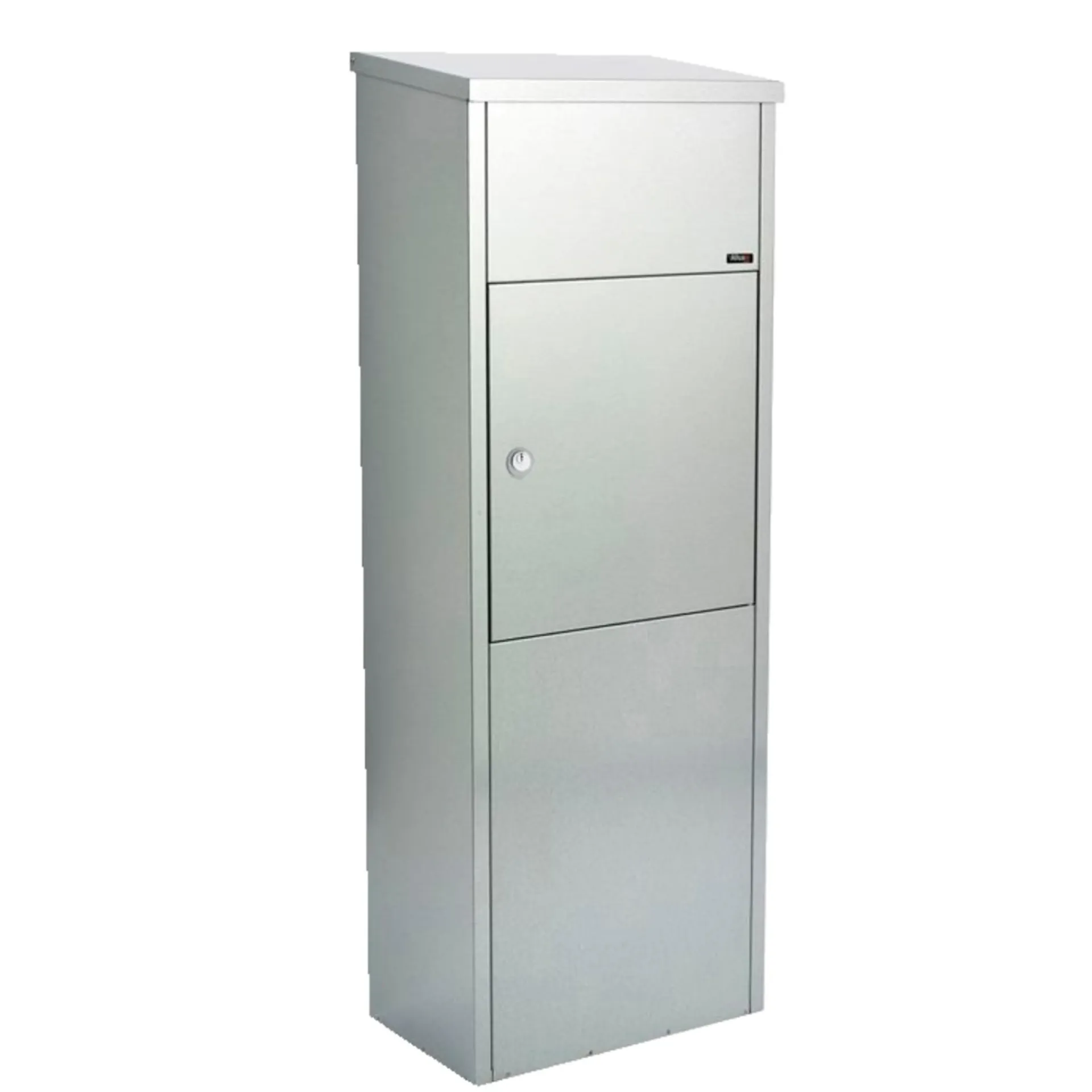 Allux Postkasser & Standere > 600 INKL. CYLINDERLÅS PAKKEPOSTKASSE GALVANISERET