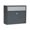 Allux Postkasser & Standere > LT150 POSTKASSE ANTRACIT/ALU