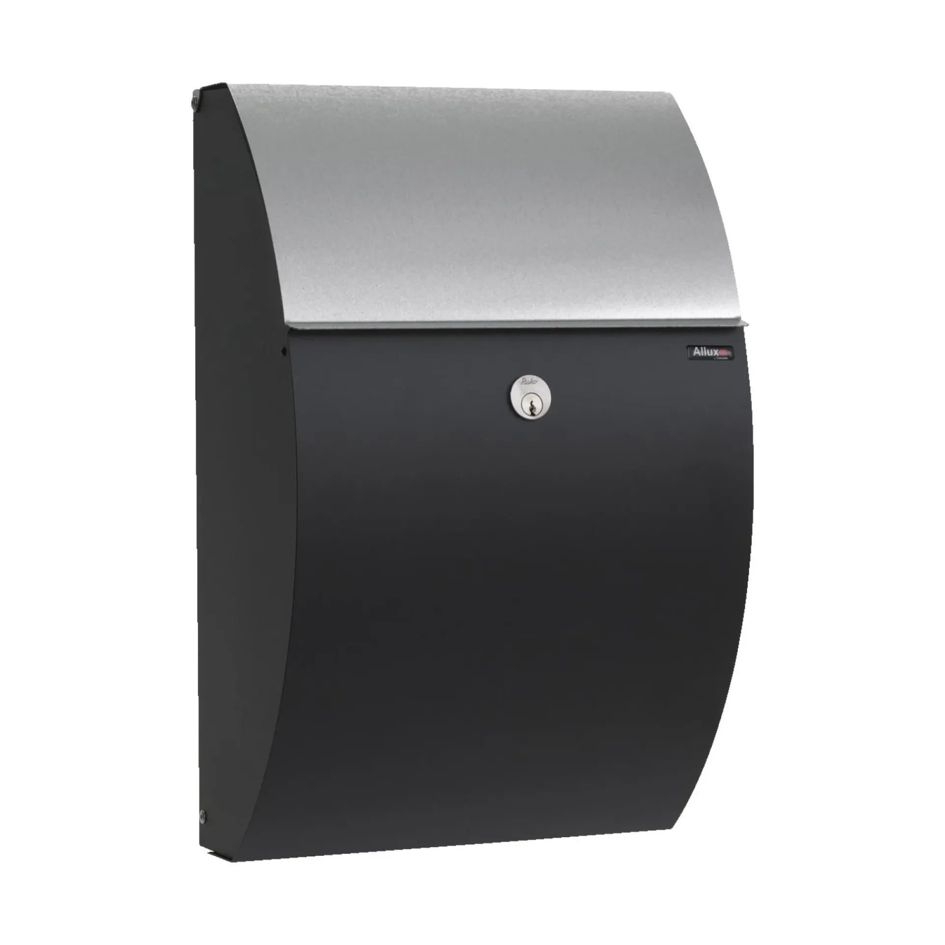 Allux Postkasser & Standere > 7000 POSTKASSE SORT/GALVANISERET