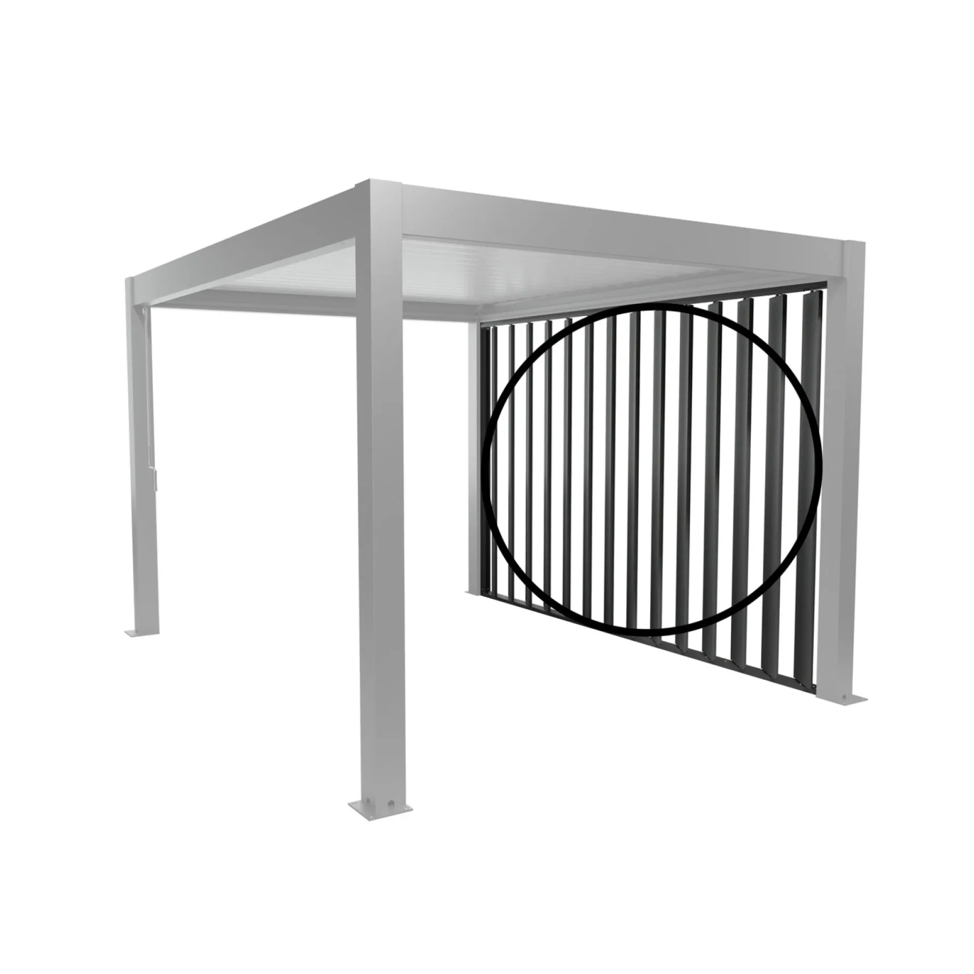 Biohort Pavilloner > SIDEVÆG PERGOLA 2.35 X 3.64 M