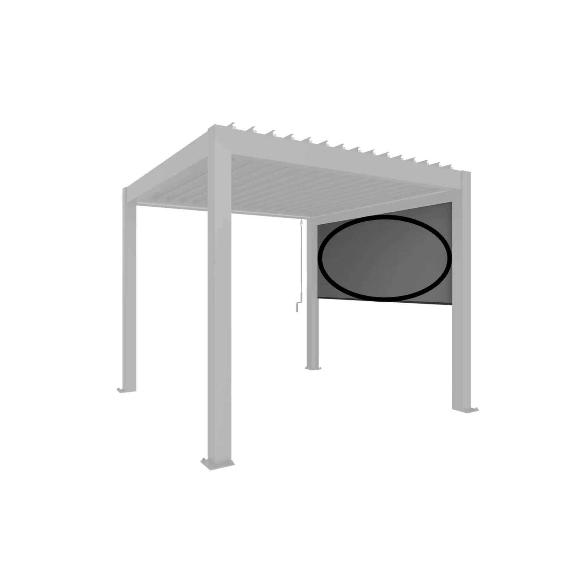 Biohort Pavilloner > SOLSKÆRM PERGOLA 2.35 X 2.72 M
