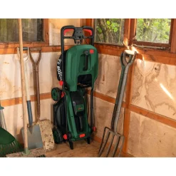 Bosch Plæneklippere > PLÆNEKLIPPER AKKU 18,0 V MED BATTERI OG LADER