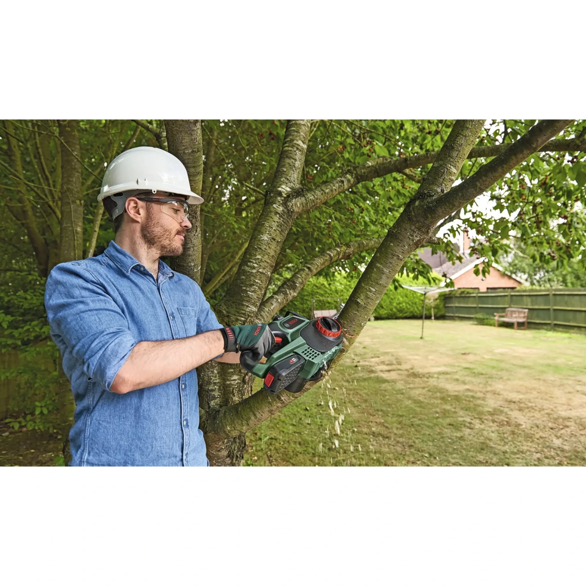 Bosch Motorsave > SOLO UNIV 200MM 18V KÆDESAV AKKU 20 CM UDEN BATTERI OG LADER