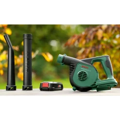 Bosch Løvsugere > UNIVERSAL UNIVERSALLEAFBLOWER LØVBLÆSER 18,0 V UDEN BATTERI OG LADER