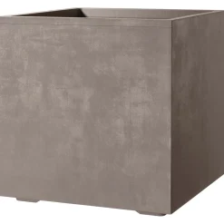Deroma Havekrukker > MILLENIUM 208-623 PLANTEKASSE PLASTIK SANDSTEN 49X49X49 CM