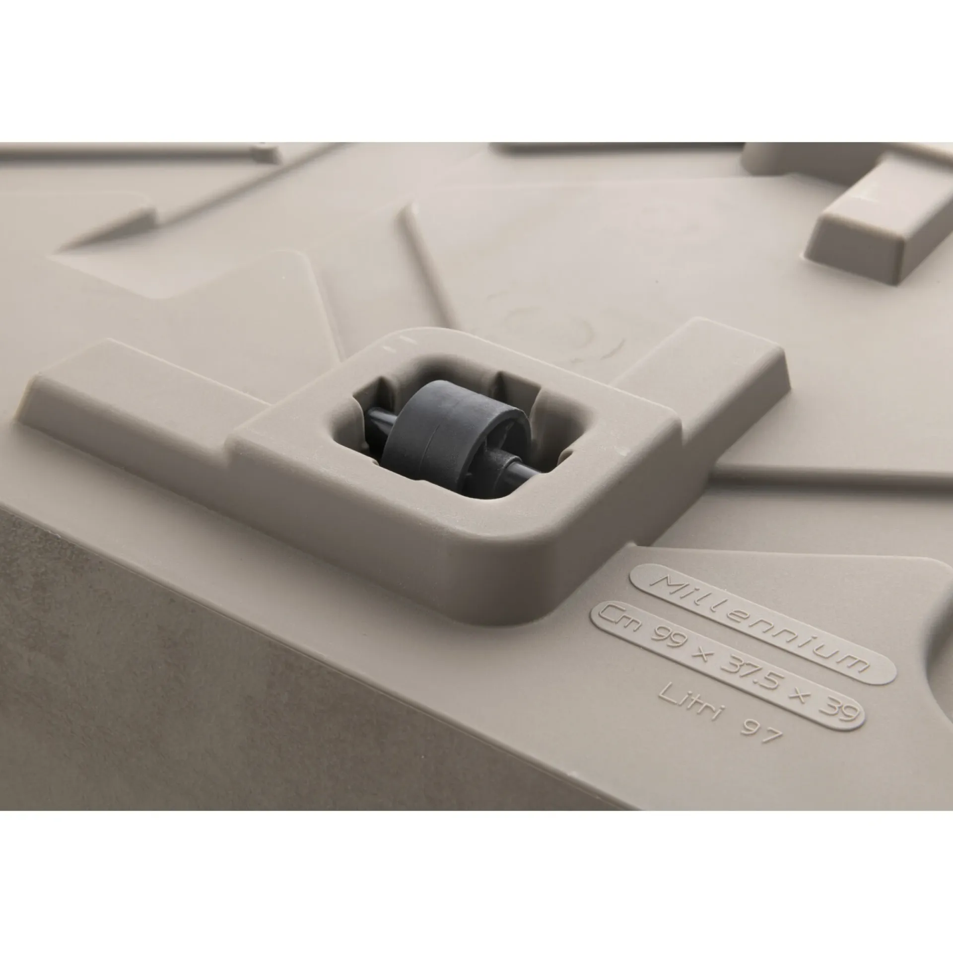 Deroma Havekrukker > MILLENIUM 208-614 PLANTEKASSE PLASTIK SANDSTEN L99 CM