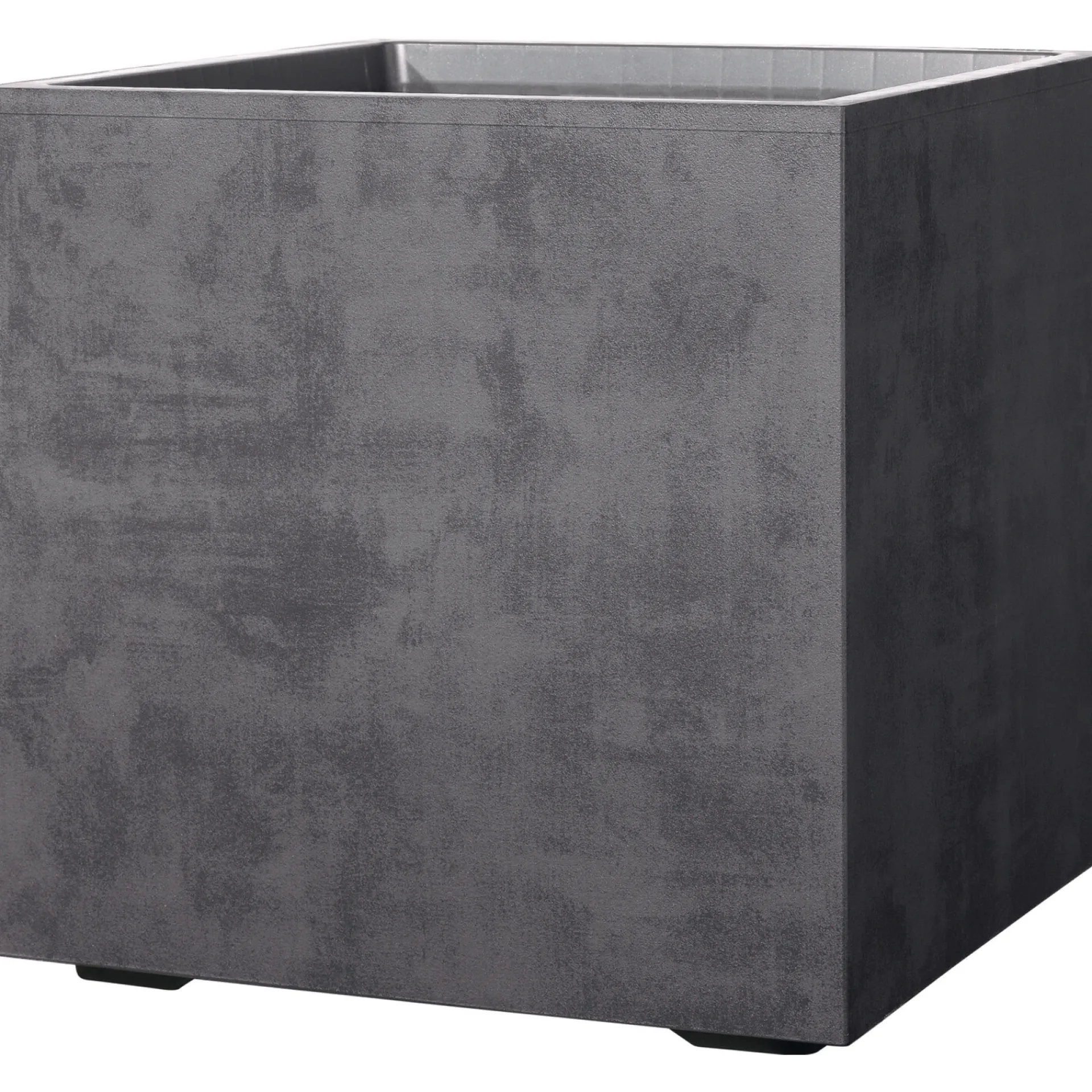 Deroma Havekrukker > MILLENIUM 208-618 PLANTEKASSE PLASTIK ANTRACITGRÅ 25X25X25 CM