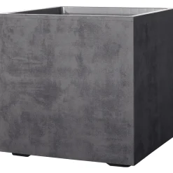 Deroma Havekrukker > MILLENIUM 208-620 PLANTEKASSE PLASTIK ANTRACITGRÅ 49X49X49CM