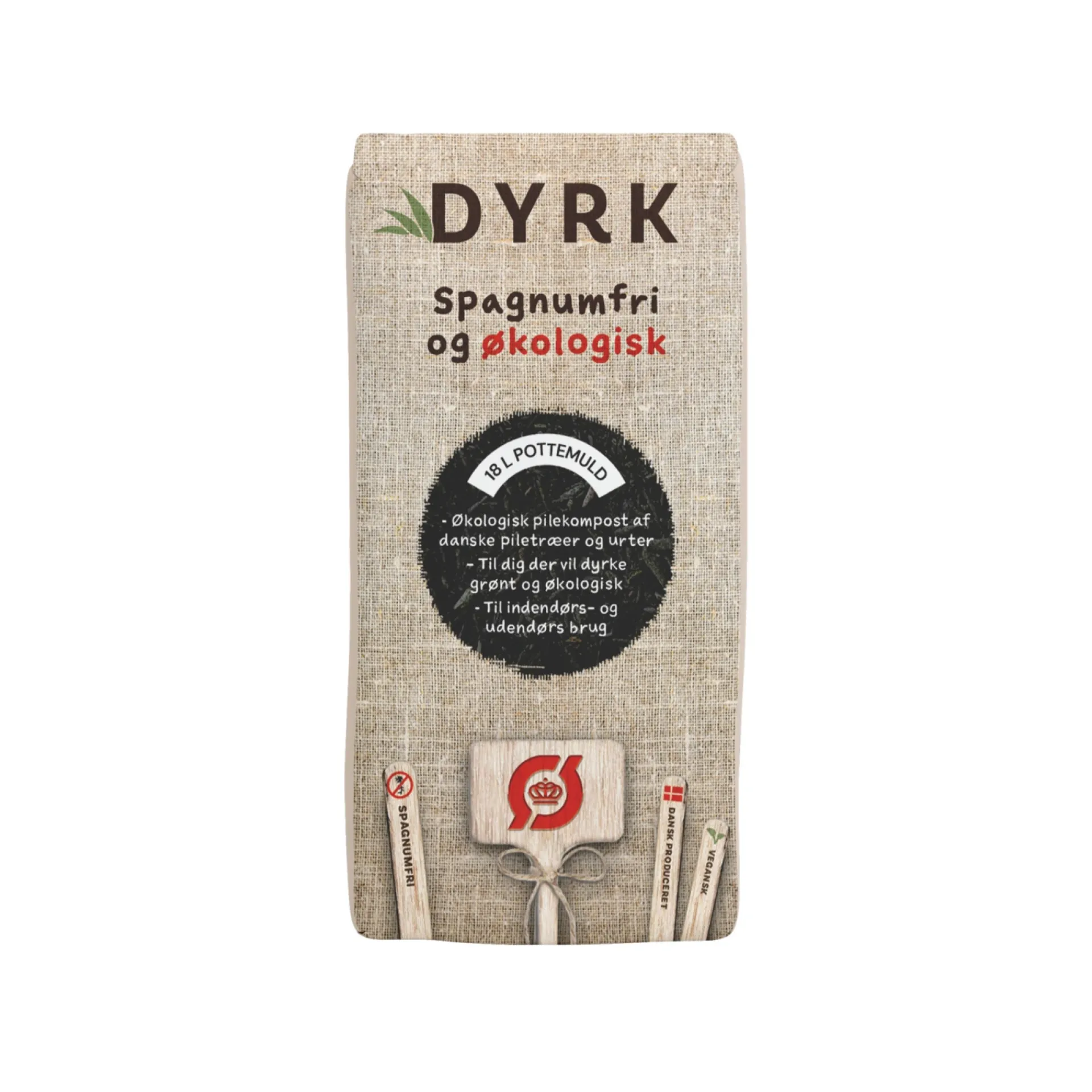 DYRK Jord > ØKOLOGISK POTTEMULD 18 L