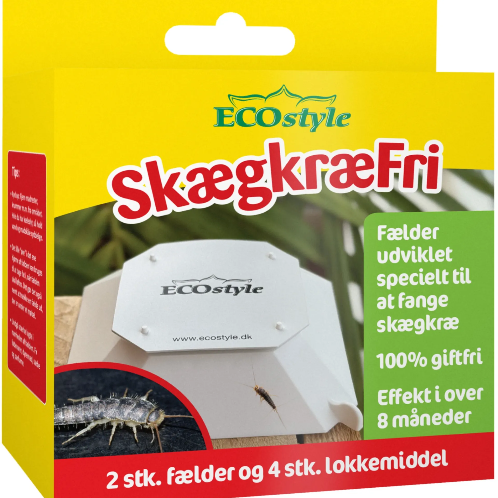 ECOstyle Bekæmpelsesmidler > INKL. 4 STK. LOKKEMIDDEL SKÆGKRÆFÆLDE 2 STK.