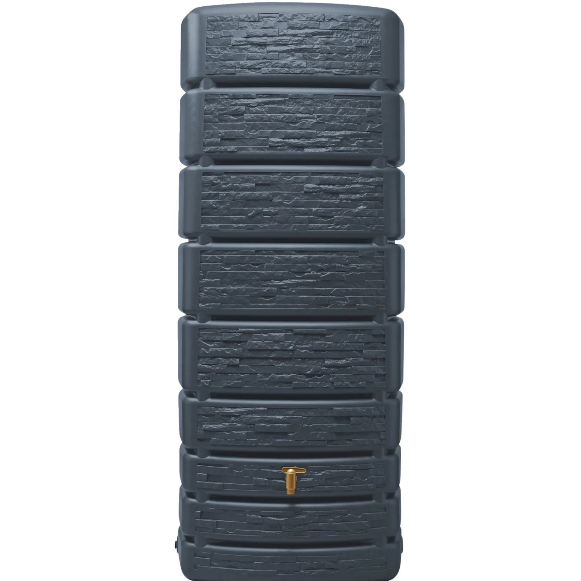 Garantia Regnvandstønder & Regnvandsbeholdere > SLIM STONE 500L REGNVANDSBEHOLDER 750X1840X510 MM MØRKEGRÅ