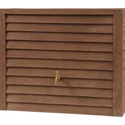 Garantia Regnvandstønder & Regnvandsbeholdere > WOODY 350L REGNVANDSBEHOLDER 400X1000X1240 MM MØRK BRUN