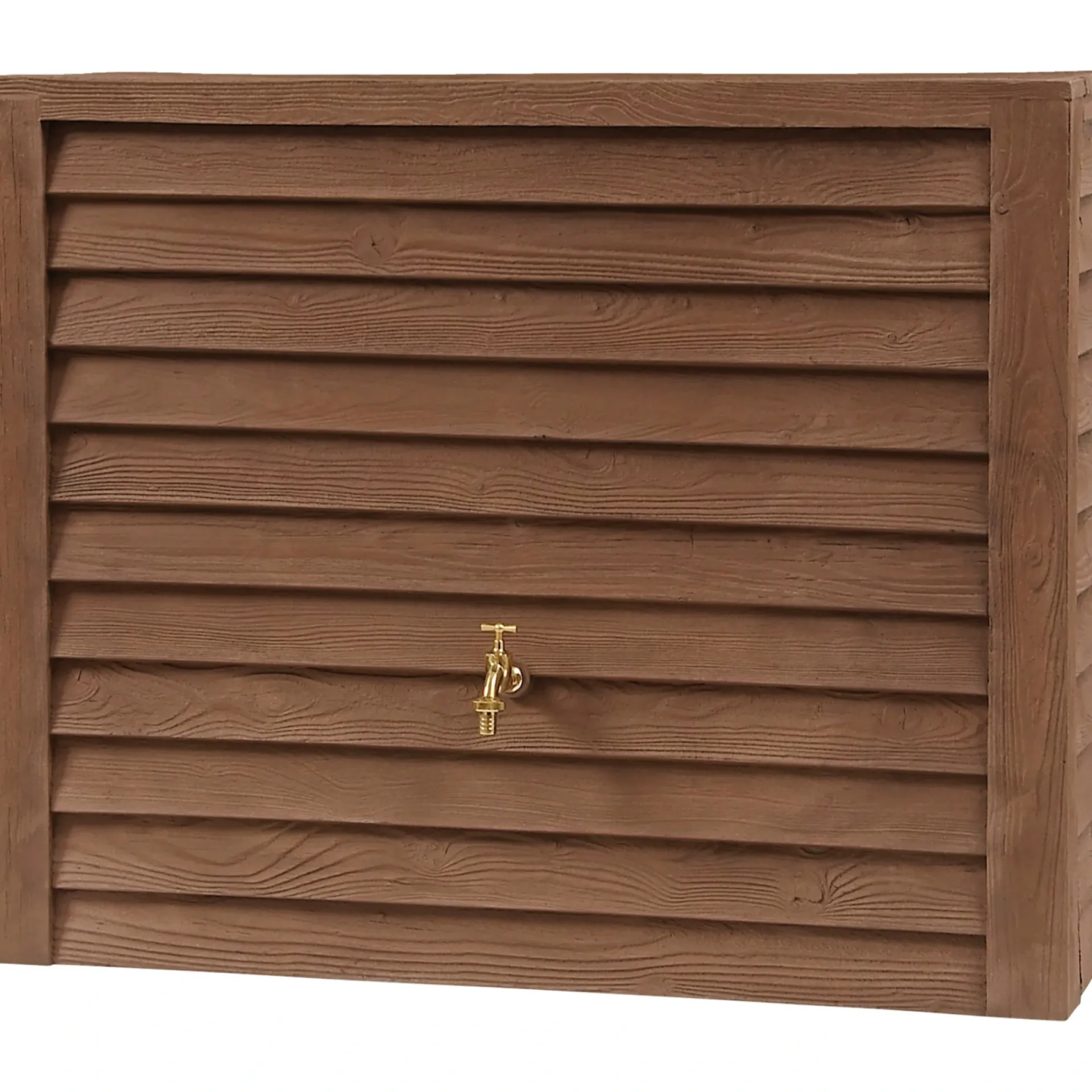 Garantia Regnvandstønder & Regnvandsbeholdere > WOODY 350L REGNVANDSBEHOLDER 400X1000X1240 MM MØRK BRUN