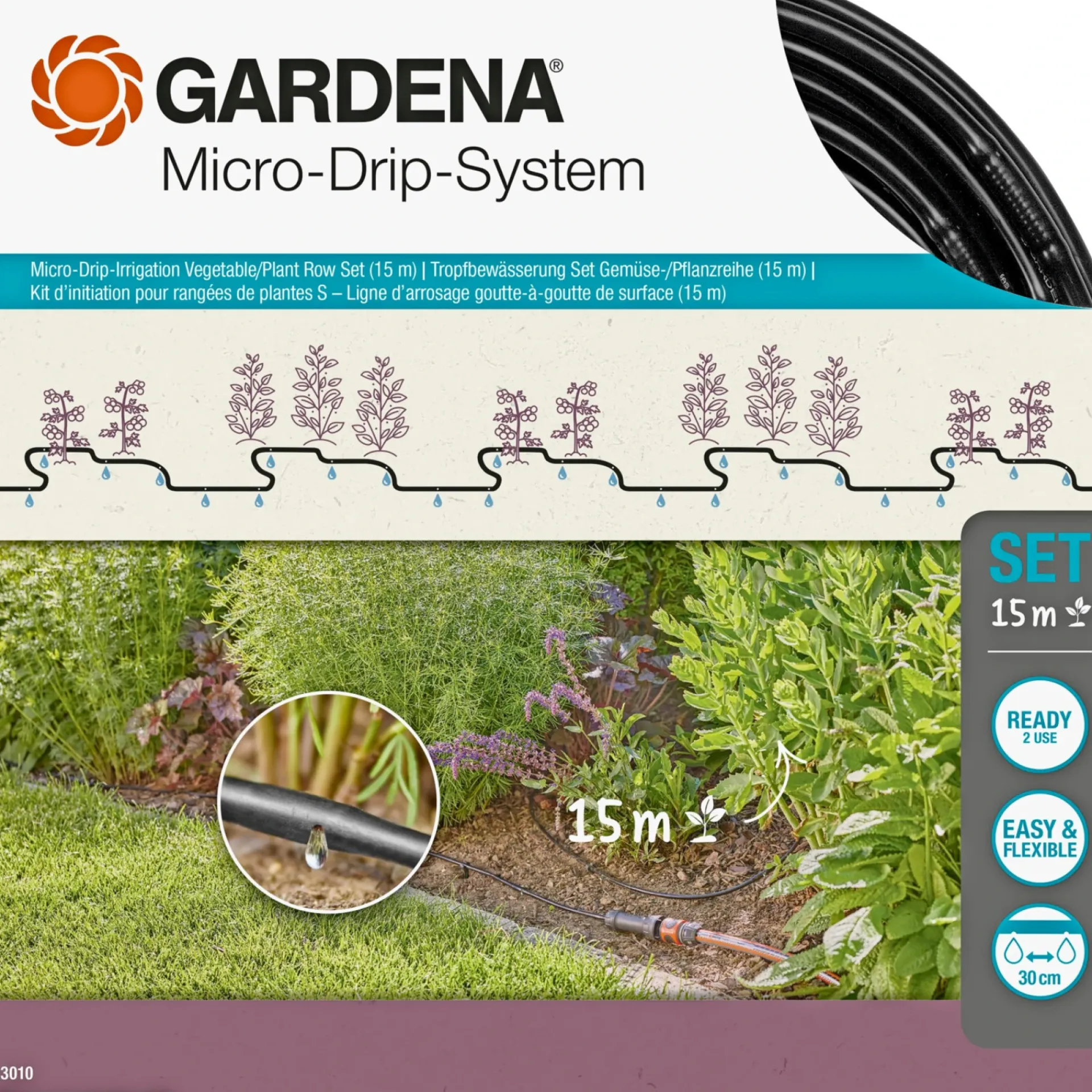 Gardena Vandingsartikler > MICRO-DRIP-SYSTEM 13010-20 STARTSÆT