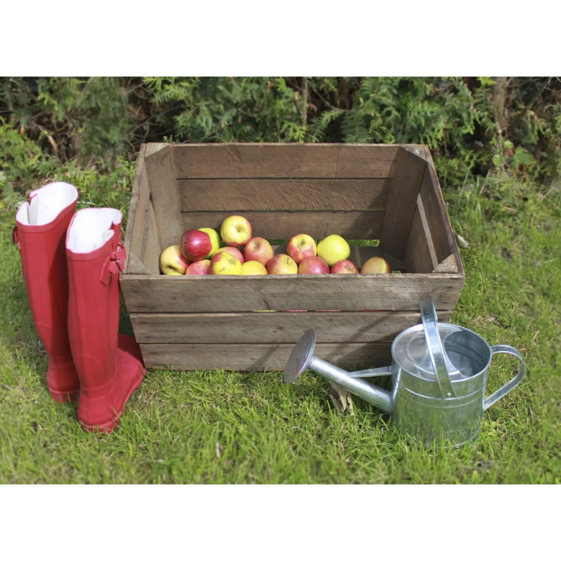 Garden Life Haveindretning > ÆBLEKASSE TRÆ NATUR 40X51X31