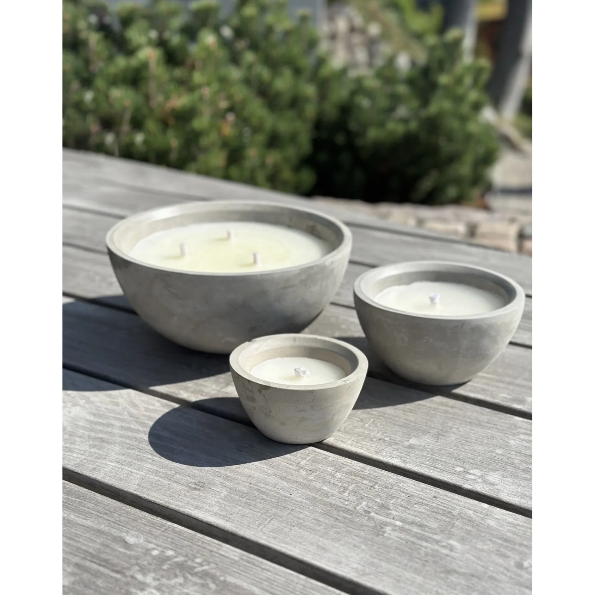 Garden Life Haveindretning > UDENDØRS STEARINLYS BETON GRÅ Ø17,8XH10,6 CM
