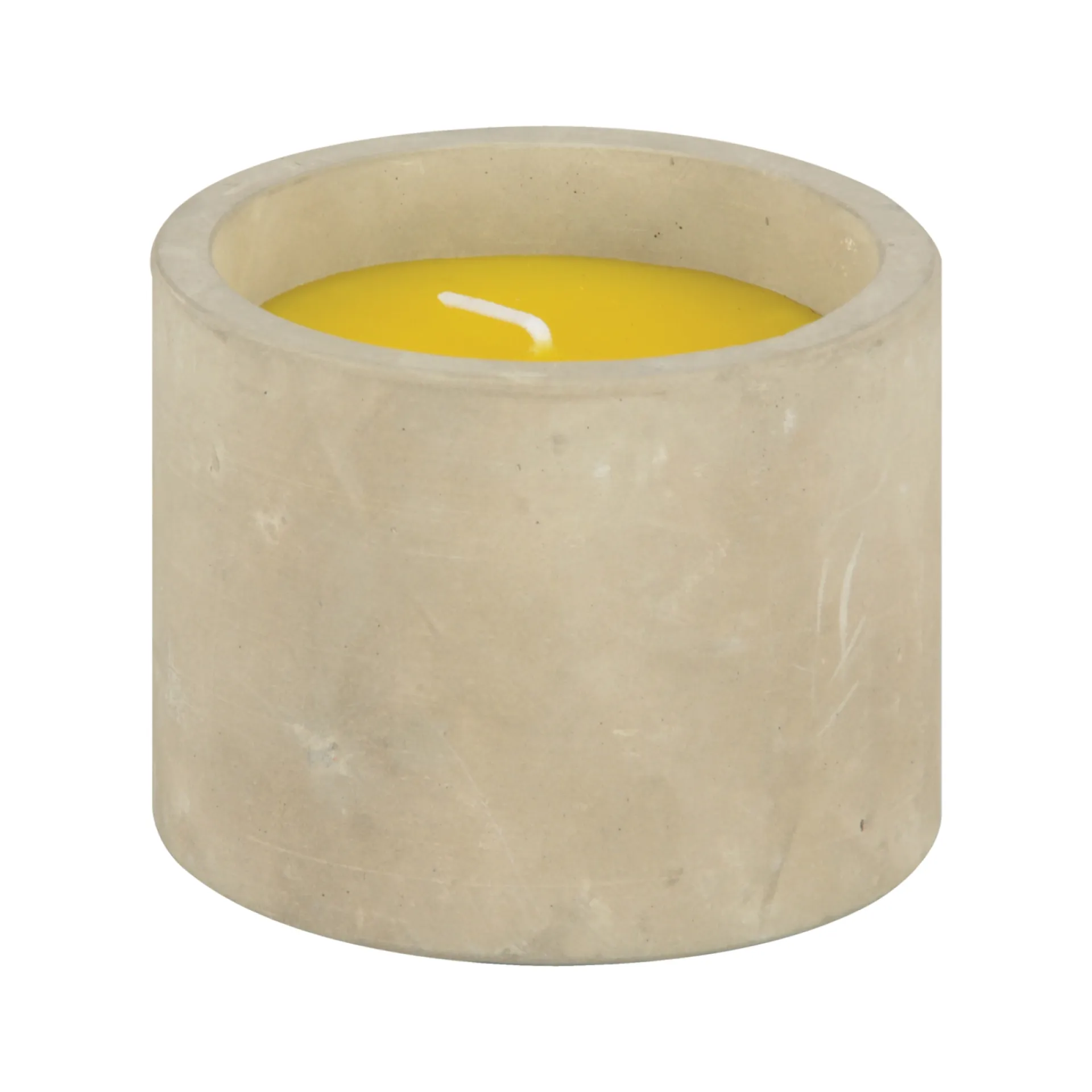 Garden Life Haveindretning > UDENDØRS STEARINLYS BETON GRÅ Ø8,5XH 6,8 CM