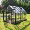 Halls Drivhuse > ICON 8 DRIVHUS EKSKL. SOKKEL 3 MM DELT GLAS SORT 9,7 M2