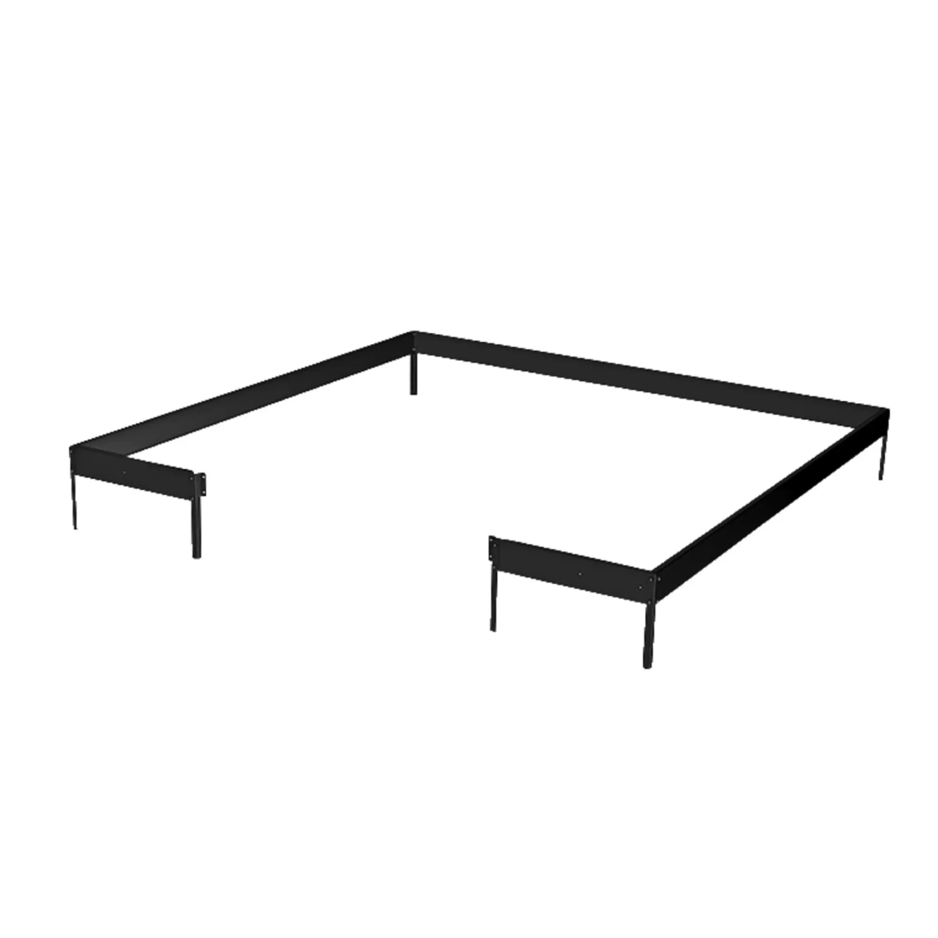 Dame Halls Drivhusfundamenter > QUBE SQUARE SOKKEL SORT 6,3 M2