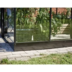 Dame Halls Drivhusfundamenter > QUBE 68 STÅLFUNDAMENT SORT 5,1 M2