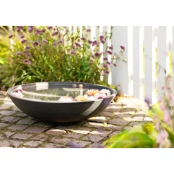 Havetilbehør Haveindretning > HAVETILBEHØR SPEJLBASSIN PLAST ANTRACIT 60X60X16,5CM