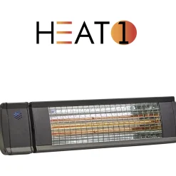 Heat1 Terrassevarmere > 212-316 TERRASSEVARMER TITANIUM 660/2000 W