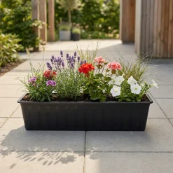 Hortus Havekrukker > AGRO 208-400 ALTANKASSE PLAST ANTRACITGRÅ L60 CM