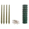 Hortus Trådhegn & Volierenet > HEGN GRØN PLASTBELAGT 0.80 X 25 M