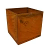 Hortus Højbede & Plantekasser > 210-901 MED BUND HØJBED RUST PATINA 40 X 40 X 40 CM