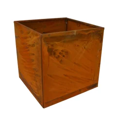 Hortus Højbede & Plantekasser > 210-901 MED BUND HØJBED RUST PATINA 40 X 40 X 40 CM