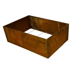 Hortus Højbede & Plantekasser > 210-900 UDEN BUND HØJBED RUST PATINA 40 X 120 X 80 CM