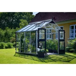 Juliana Drivhuse > PREMIUM EKSKL. SOKKEL DRIVHUS 10 MM POLY ALUMINIUM 8,8 M2