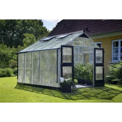 Juliana Drivhuse > PREMIUM EKSKL. SOKKEL DRIVHUS 10 MM POLY ALUMINIUM 10,9 M2