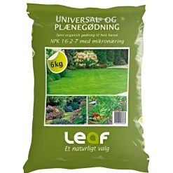 Leaf Gødning & Kalk > SEMI-ORGANISK PLÆNEGØDNING 6 KG