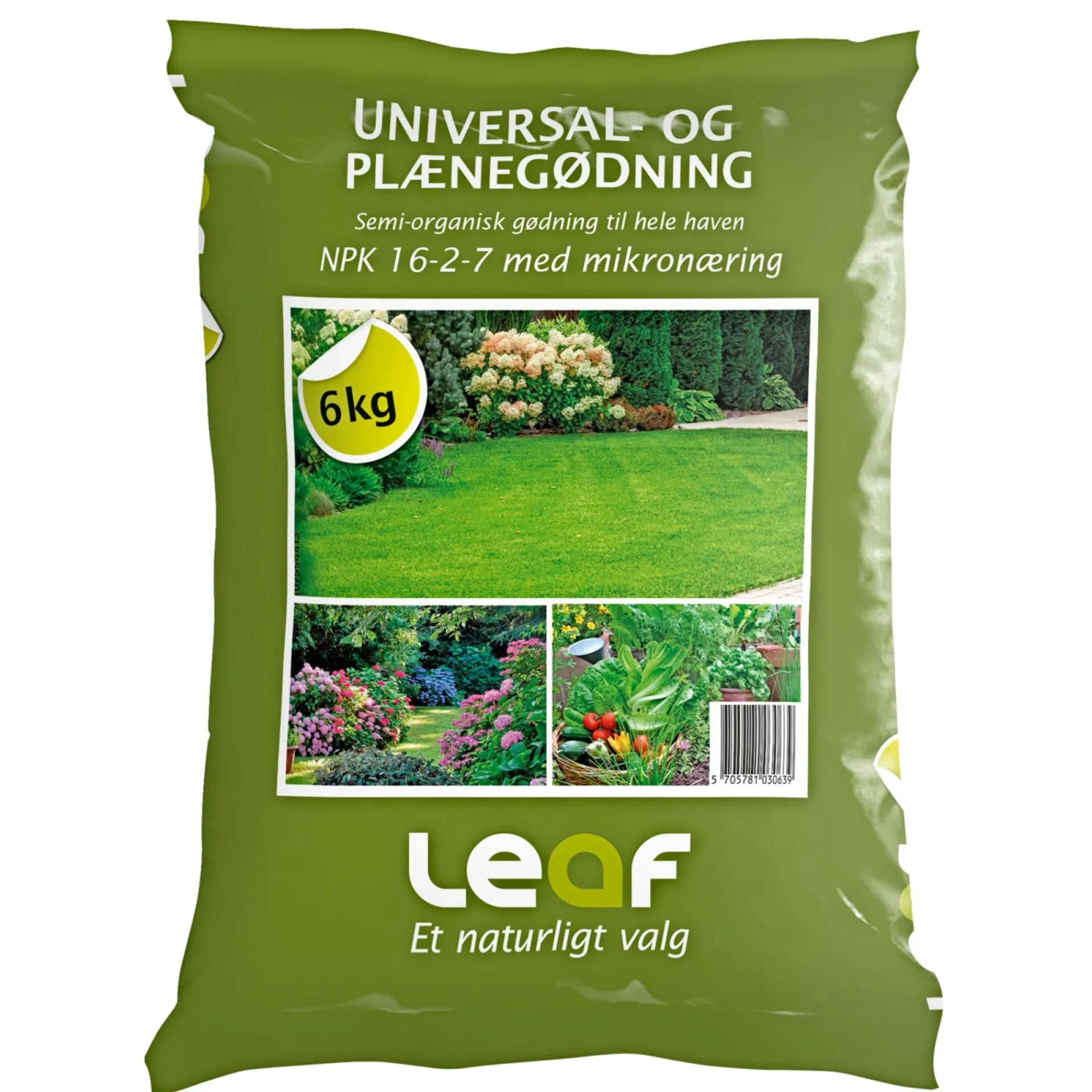 Leaf Gødning & Kalk > SEMI-ORGANISK PLÆNEGØDNING 6 KG