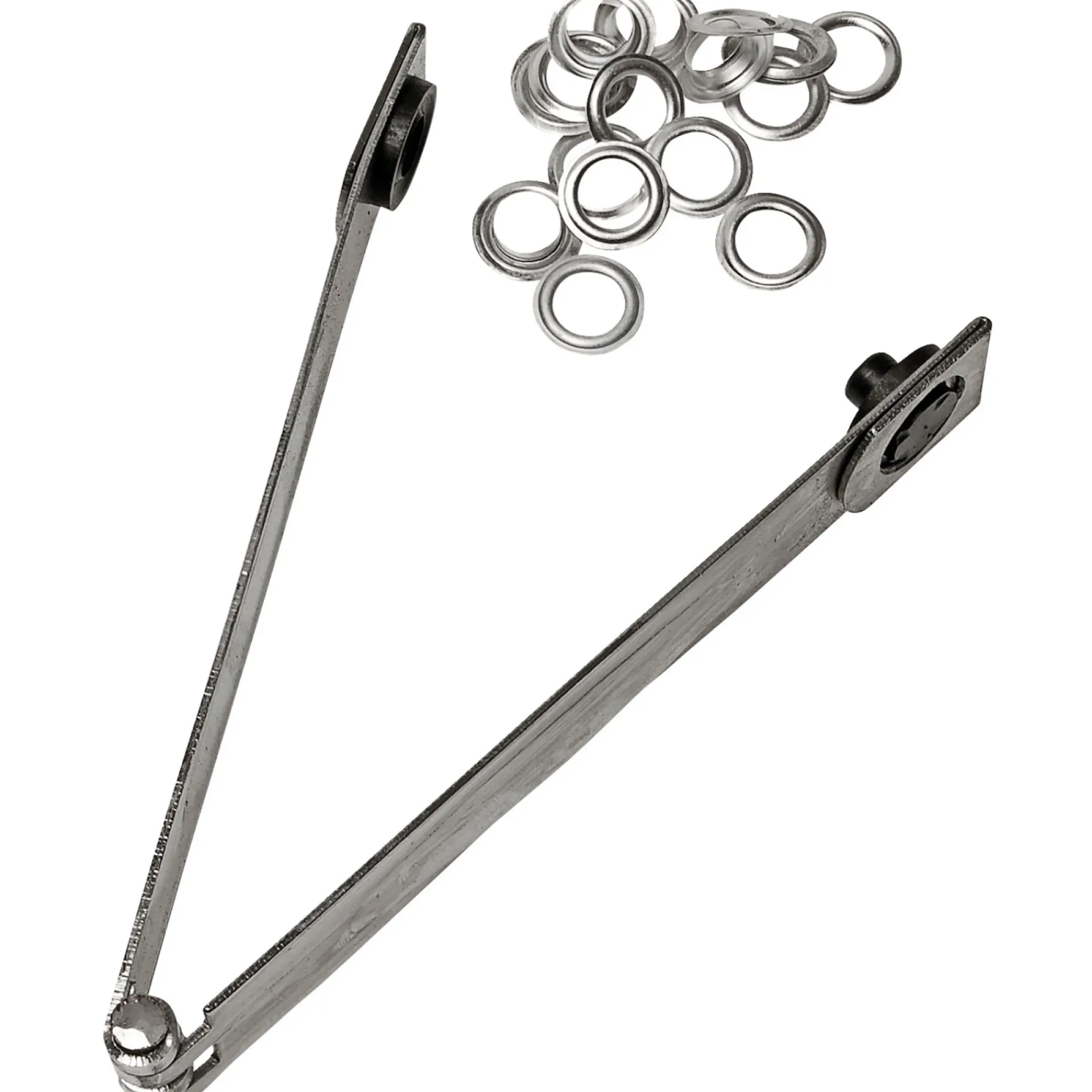 Millarco Presenninger > PRESENNINGSØJER I STÅL - INKLUSIV TANG - 10 STK. TANG 1.60 CM
