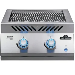 Napoleon Gasgrill > BUILT-IN 700 18" DOBBELT SIZZLEZONE INDBYGNINGSGRILL RUSTFRIT STÅL