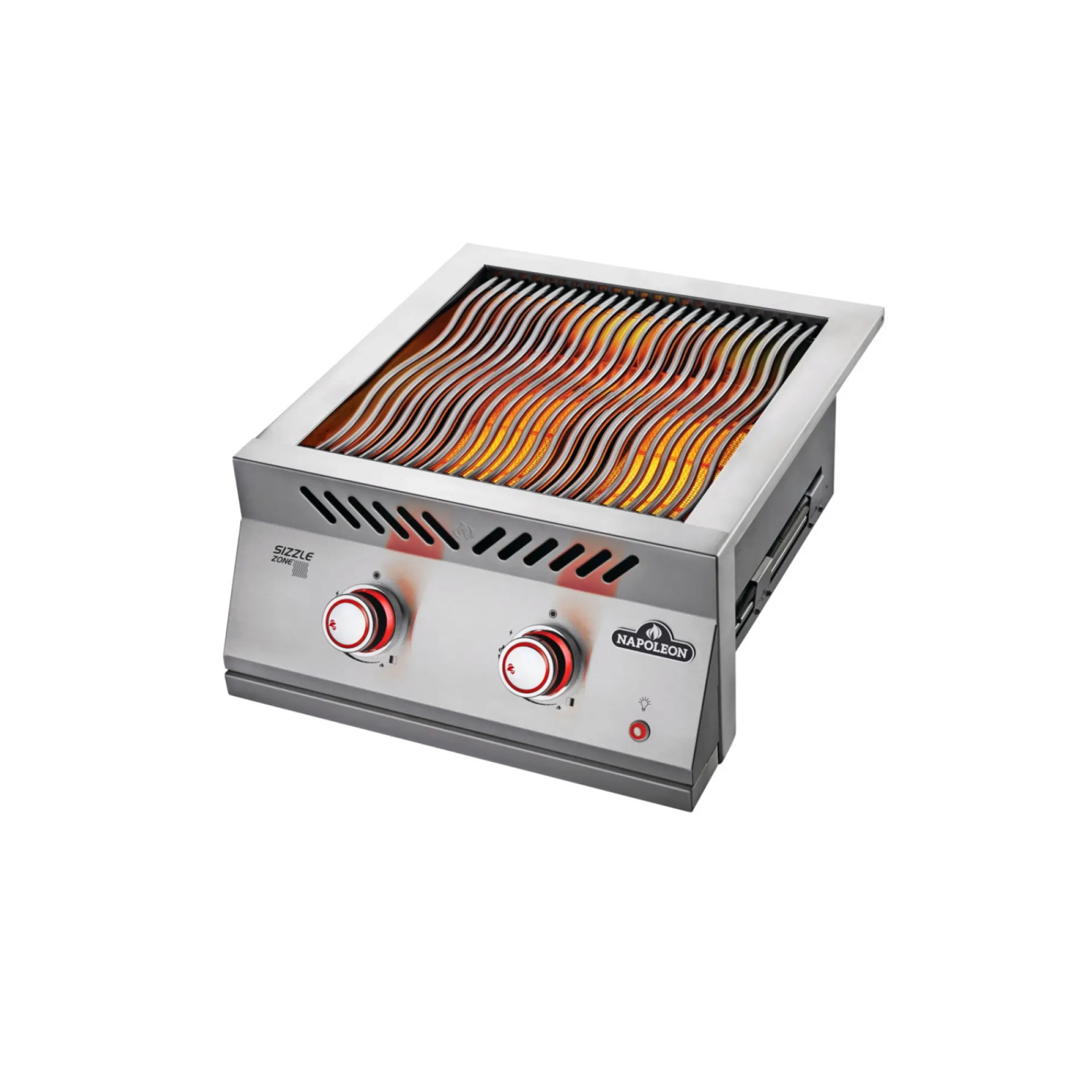 Napoleon Gasgrill > BUILT-IN 700 18" DOBBELT SIZZLEZONE INDBYGNINGSGRILL RUSTFRIT STÅL