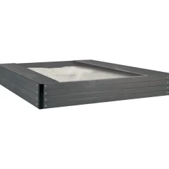 NORDIC PLAY Active Sandkasser > WPC SANDKASSE 120 X 24 X 120 CM GRÅ KOMPOSIT