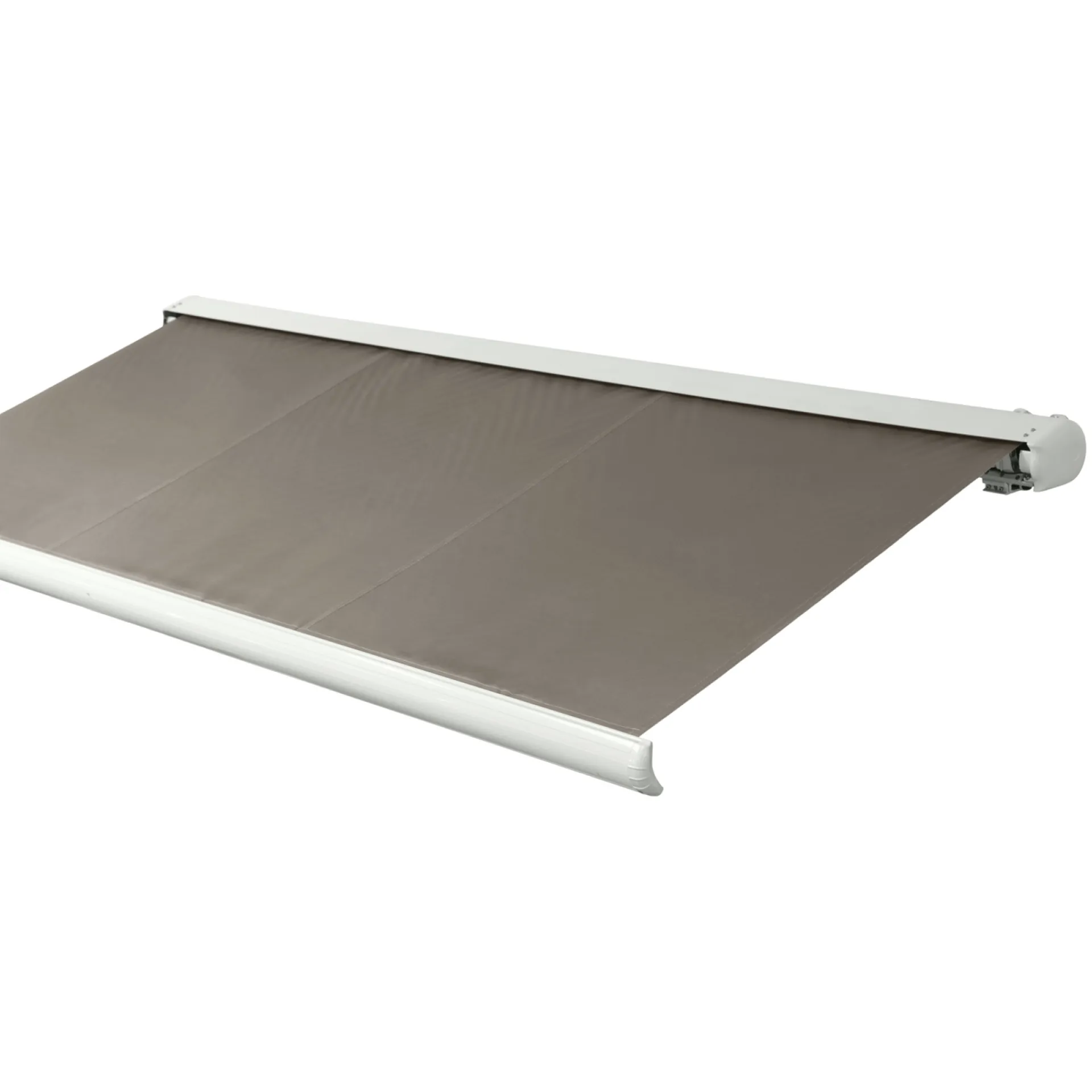 Outfit Parasoller & Markiser > LIANA M/LED MARKISE M/MOTOR TAUPE/HVID 480 CM