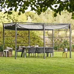 Outrium Pavilloner > CHANIA MED RULLETAG PERGOLA 2.98 X 3.98 M