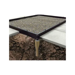 Outrium Drivhuse > DRIVHUS INKL. SOKKEL 3 MM DELT GLAS SORT 9,9 M2