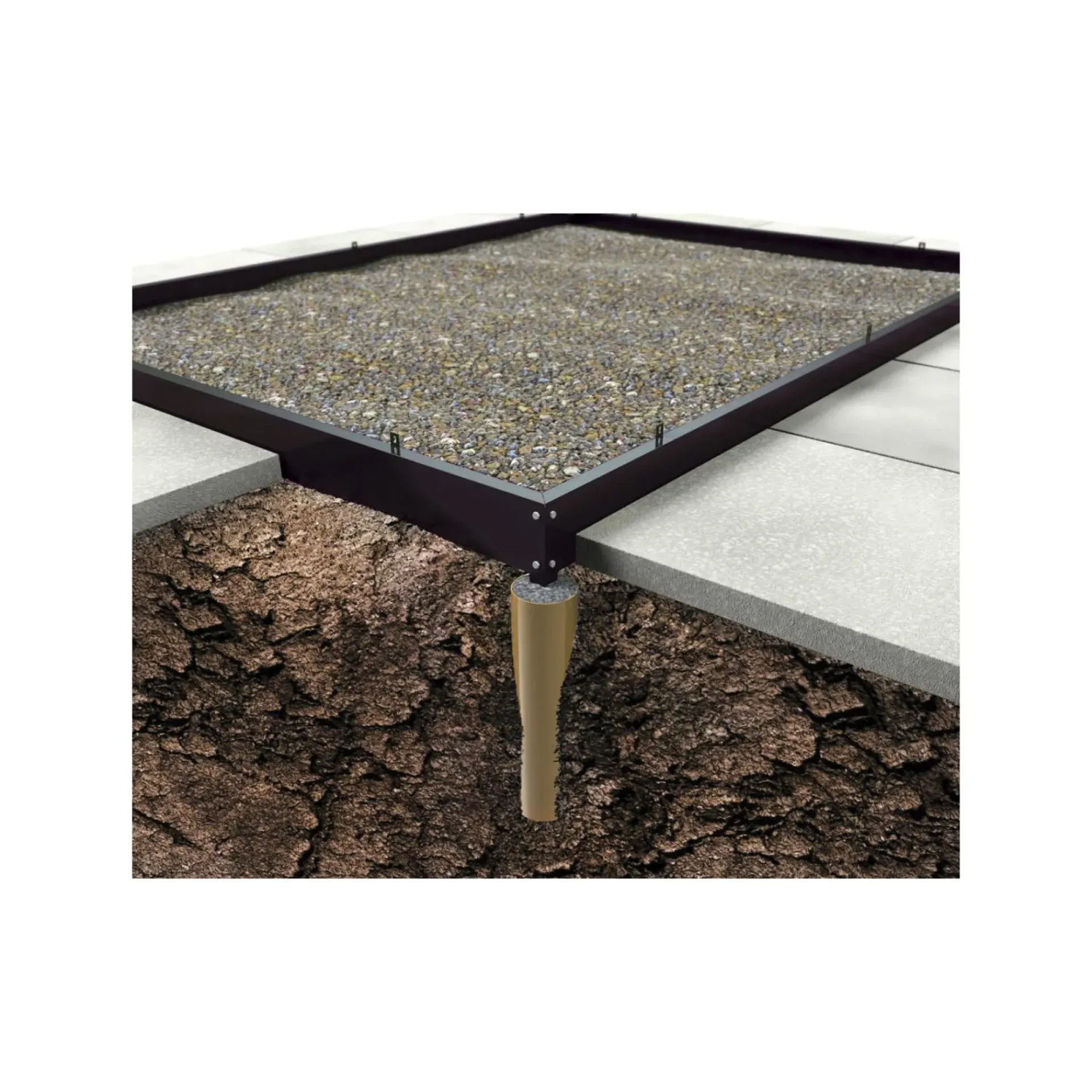 Outrium Drivhuse > DRIVHUS INKL. SOKKEL 3 MM DELT GLAS SORT 9,9 M2