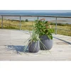 Outrium Havekrukker > ELLA HAVEKRUKKE FIBERCEMENT ANTRACIT Ø57XH57CM