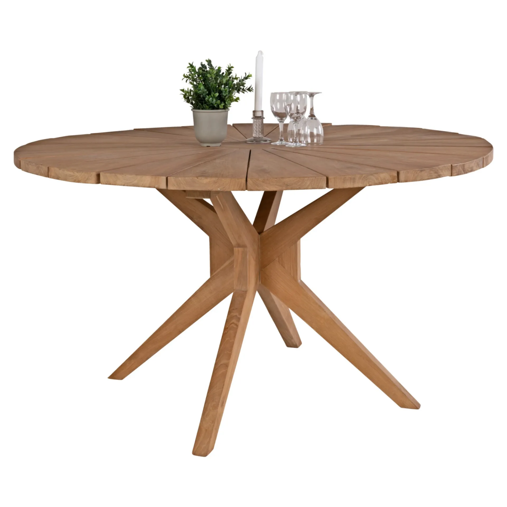 Outrium Haveborde > ESTORIL Ø140 CM HAVEBORD TEAK
