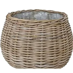 Outrium Havekrukker > INDO SÆT Á 2 STK. HAVEKRUKKE KUBO RATTAN NATUR 29X58X43