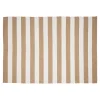 Outrium Tilbehør Havemøbler > PONZA UDENDØRSTÆPPE GENANVENDT PLAST (PET) BEIGE / OFF WHITE 140X200 CM