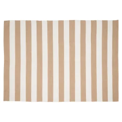 Outrium Tilbehør Havemøbler > PONZA UDENDØRSTÆPPE GENANVENDT PLAST (PET) BEIGE / OFF WHITE 200X300 CM
