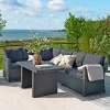 Outrium Lounge Havemøbler > SARDINIEN MED EKSTRA HØJ RYG SOFASÆT SORT